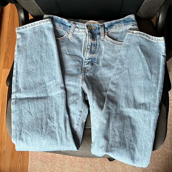 OAK + FORT Denim - Oak + Fort high rise straight jeans (FREE WITH ANY PURCHASE)